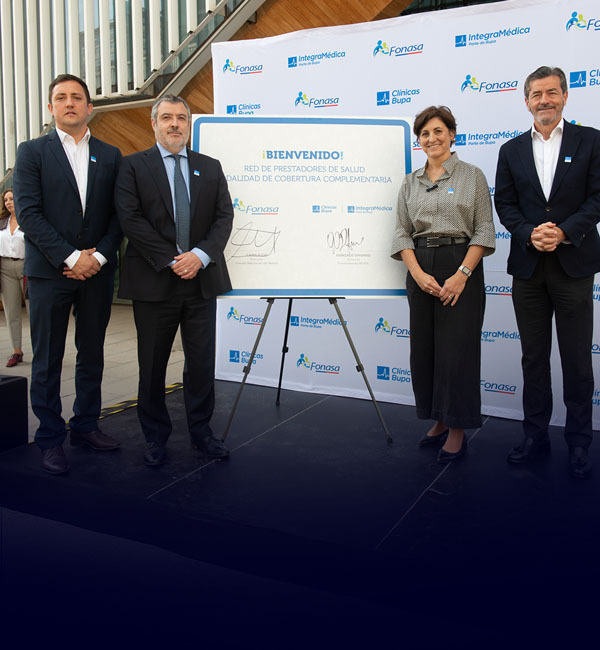 Clínicas Bupa e IntegraMédica firman la adhesión con la nueva Modalidad de Cobertura Complementaria Fonasa